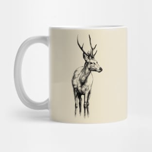 Deer Buck Animal Portrait Mug